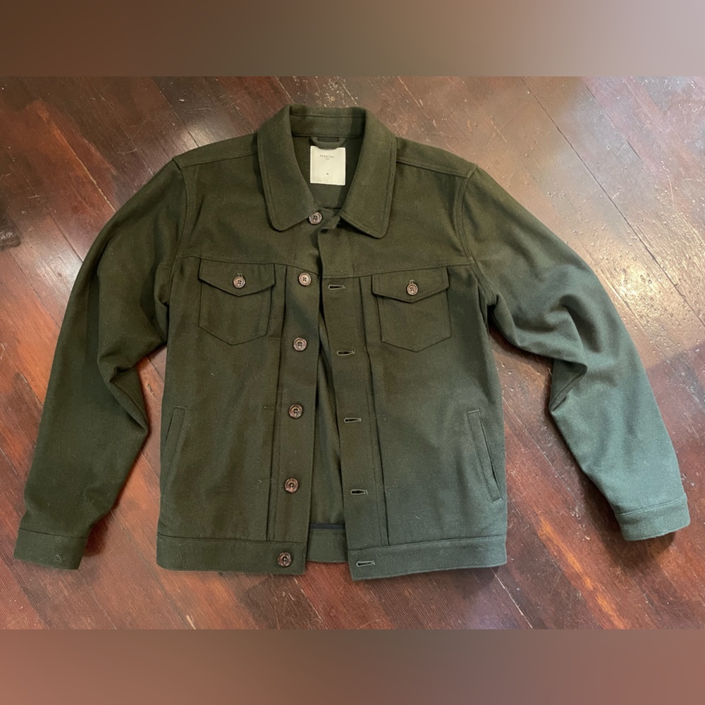 Percival Men’s Pleated Denton Jacket